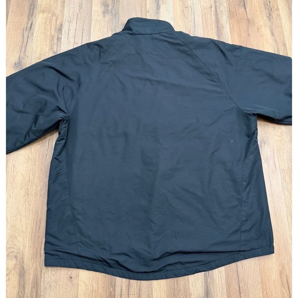 Under Armour Black Fleece Lined Full Zip Windbreaker Jacket Men's XL